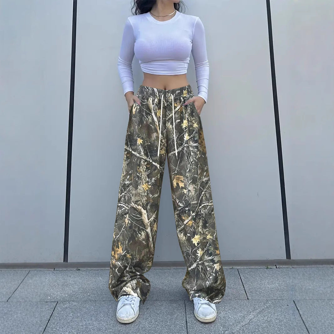 Damen Camouflage Freizeit-Hosen R&B