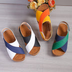 Damen bequeme Sommer-Sandalen mit atmungsaktiver Struktur und rutschfester Sohle R&B