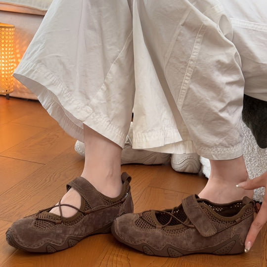 Damen Komfortable Freizeitschuhe mit atmungsaktivem Obermaterial und verspieltem Design R&B