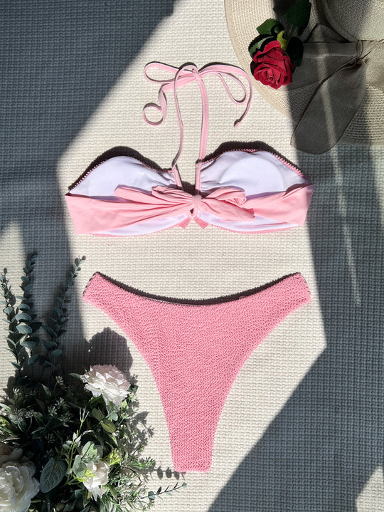 Damen Bandeau-Bikini mit raffinierten Rüschendetails R&B