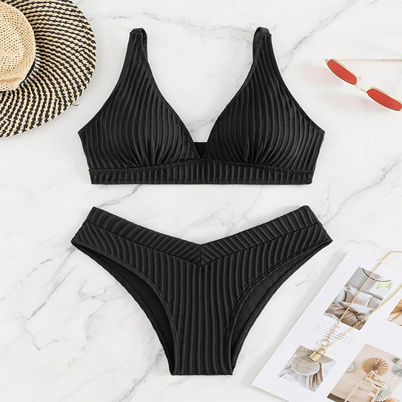 Damen Designer-Bikini mit raffiniertem Schnitt R&B
