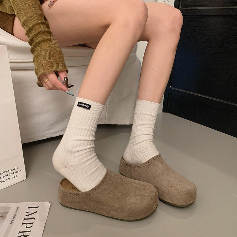Damen Komfort Clogs mit weichem Obermaterial und rutschfester Sohle R&B