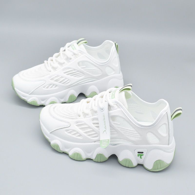 Damen Sportliche Sneakers mit atmungsaktivem Netzmaterial und dämpfender Sohle