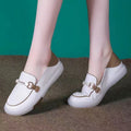 Damen Slip-On Sneakers mit elegantem Metallverschluss und komfortablem Fußbett R&B