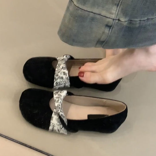 Damen Ballerina-Schuhe mit elegantem Schleifenakzent und komfortabler Innensohle R&B