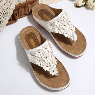 Damen Blumige Wellness-Sandalen R&B