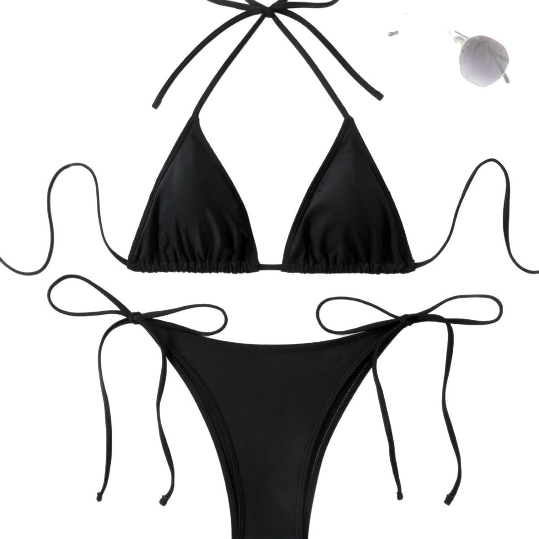 Damen Triangel-Bikini mit verstellbaren Bindebändern R&B