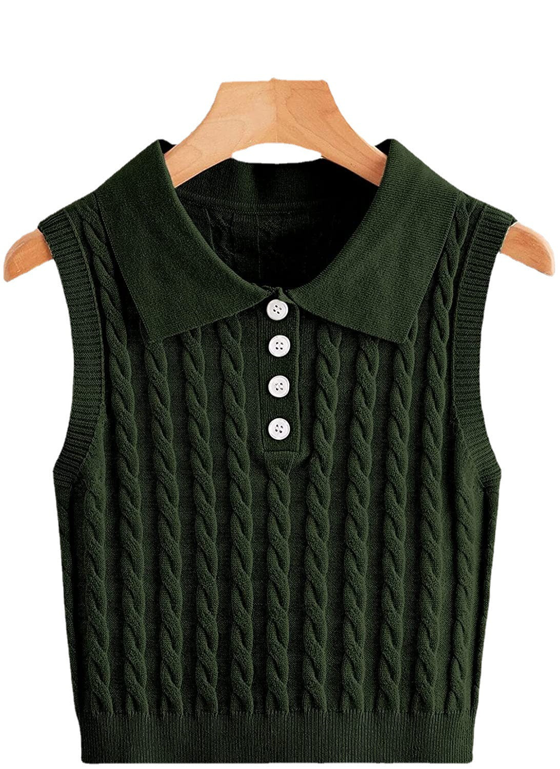 Damen Stricktop mit Kollo