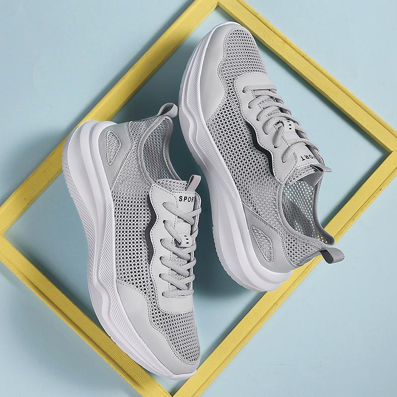 Damen Sportliche Mesh-Laufschuhe mit dämpfender Sohle