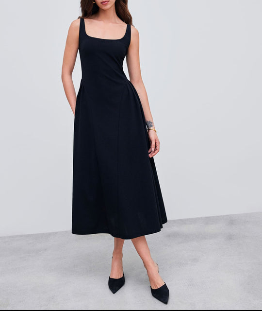 Damen Maxikleid mit schulterfreiem Design und figurfreundlichem Schnitt R&B