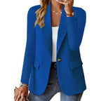 Damen Moderner Tailored Blazer mit elegante Knopfdetails R&B