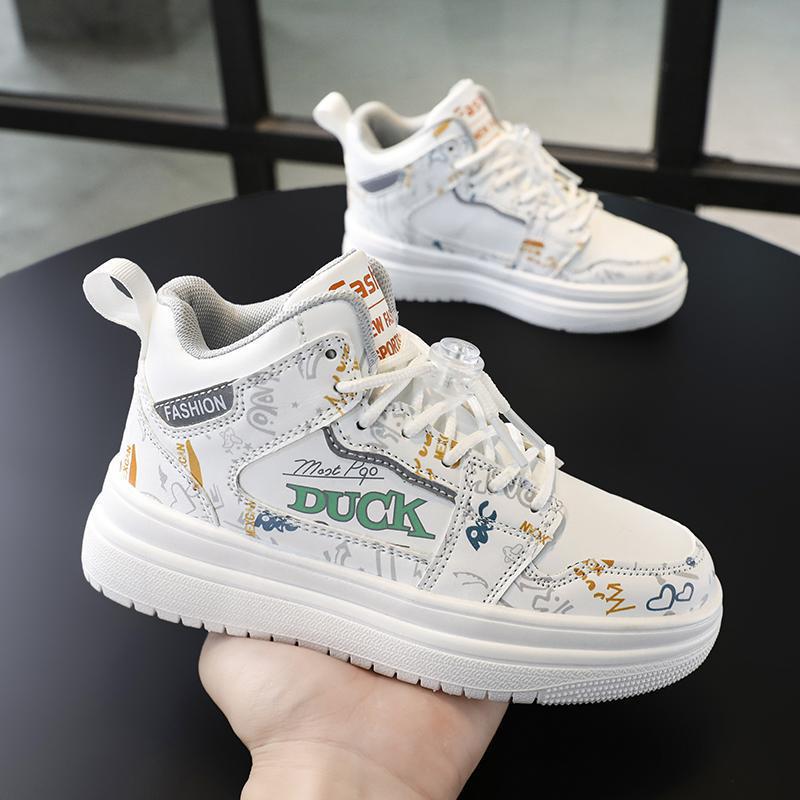 Damen Hohe Sneaker mit trendigem Print und gepolsterter Sohle R&B