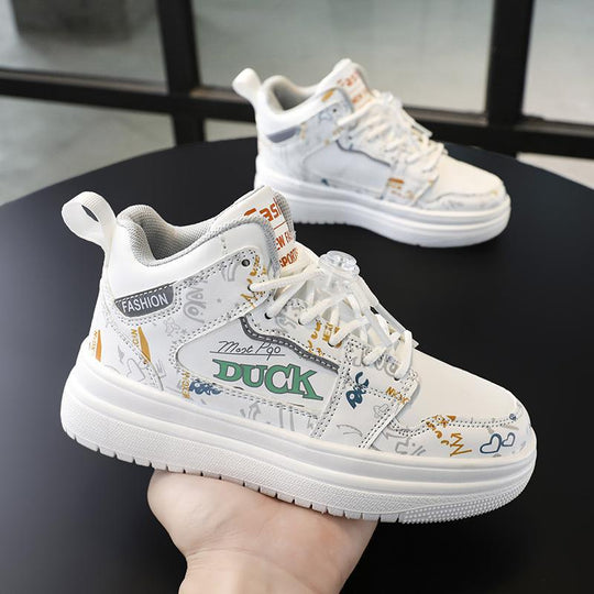 Damen Hohe Sneaker mit trendigem Print und gepolsterter Sohle R&B