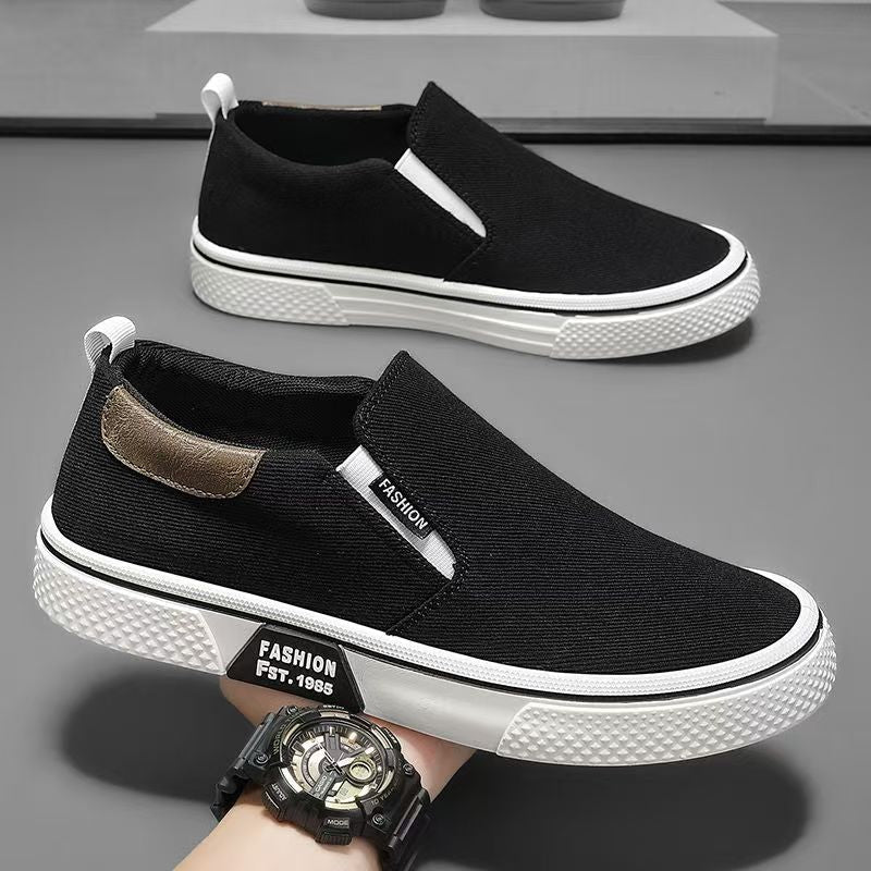 Damen Bequeme Slip-On Sneaker mit elastischen Einsätzen und rutschfester Sohle R&B