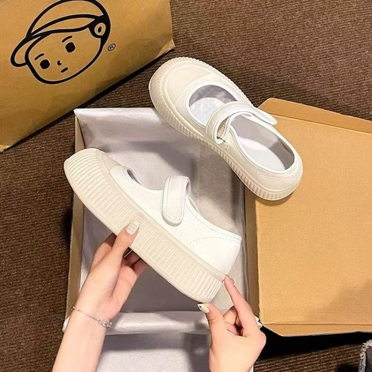 Damen Sneakers mit verstellbarem Riemen und dämpfender Laufsohle R&B