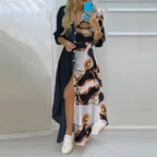 Damen Kimono-Robe mit Printdesign R&B