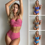 Damen Hochtailliertes Bikini-Set mit gepolstertem Bralette R&B