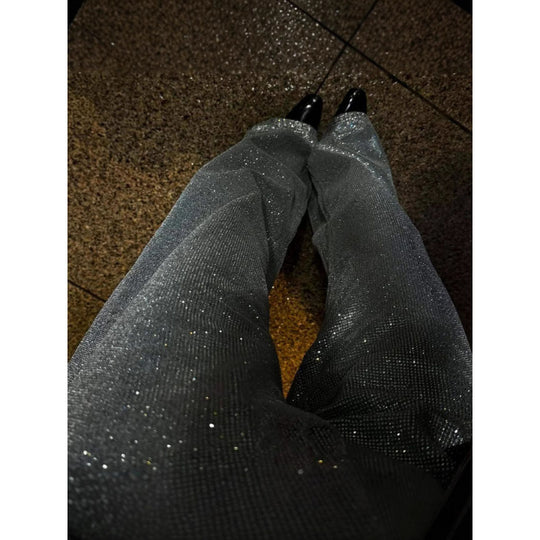 Damen Elegante Glitzerhose R&B
