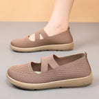 Damen leichte und atmungsaktive Ballerinas mit flexiblem Obermaterial R&B