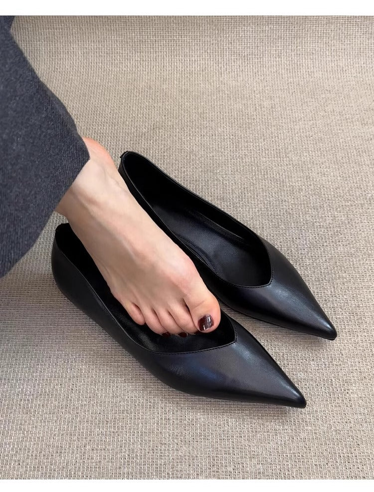 Damen spitze Ballerinas mit raffinierter Ausschnittform und komfortablem InnenlR&Ben R&B