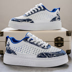 Damen Komfortable Plateau-Sneaker mit atmungsaktivem Obermaterial R&B