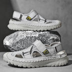 Damen Sportliche Aquasandalen mit verstellbaren Riemen und rutschfester Sohle R&B