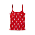 Damen Spaghettiträgertop mit Polka-Dots R&B
