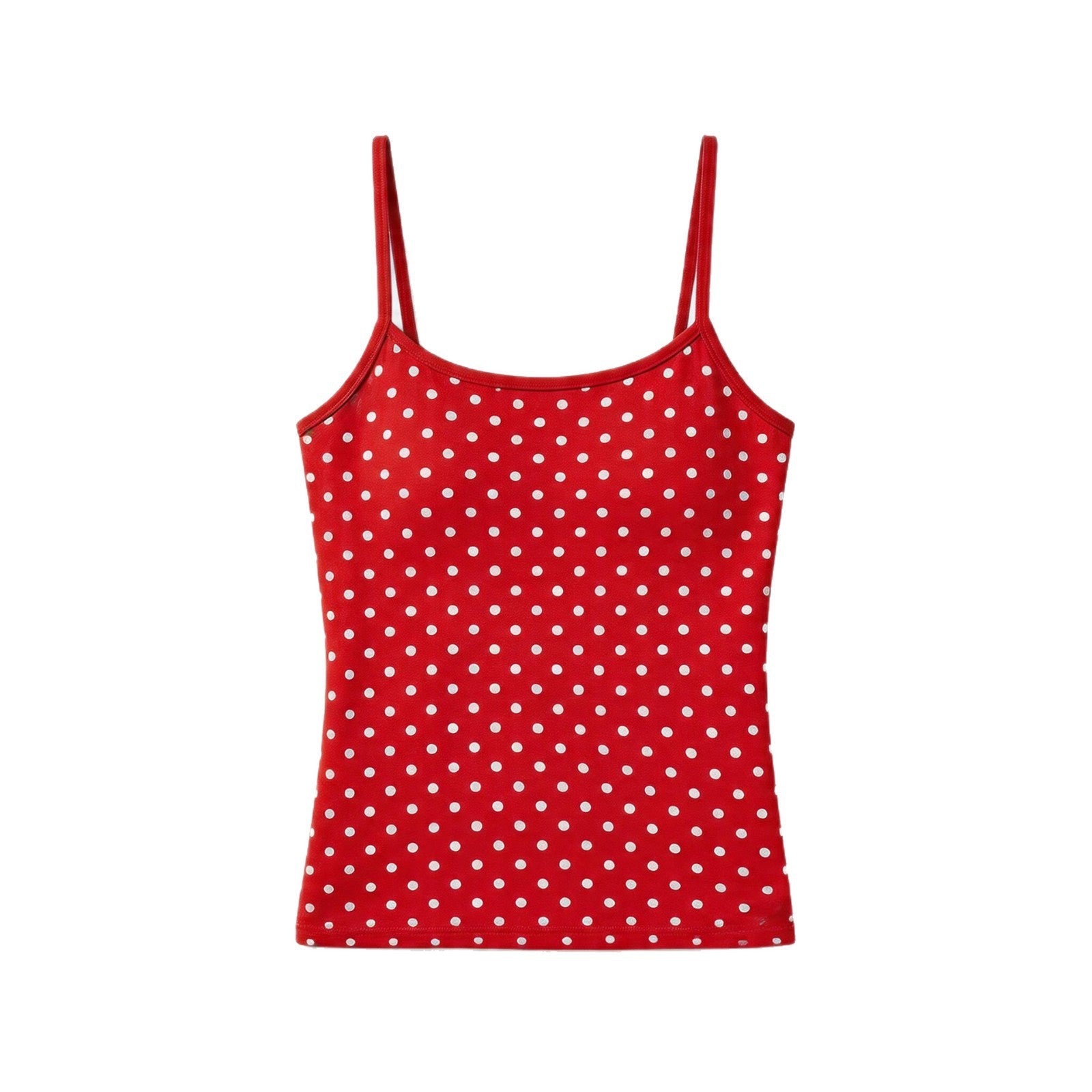 Damen Spaghettiträgertop mit Polka-Dots R&B