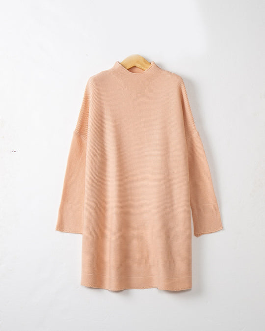 Damen Großer Rollkragenpullover aus weichem Strick R&B
