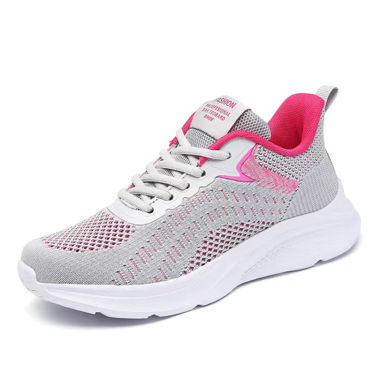 Damen Atmungsaktive Freizeitschuhe mit flexiblem Obermaterial und stoßdämpfender Sohle R&B