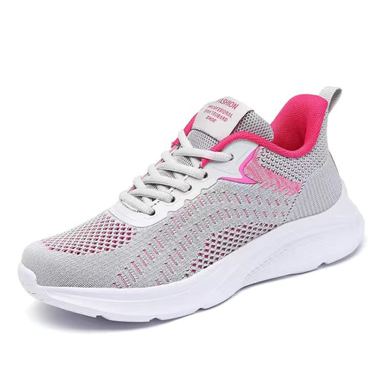 Damen Atmungsaktive Freizeitschuhe mit flexiblem Obermaterial und stoßdämpfender Sohle R&B