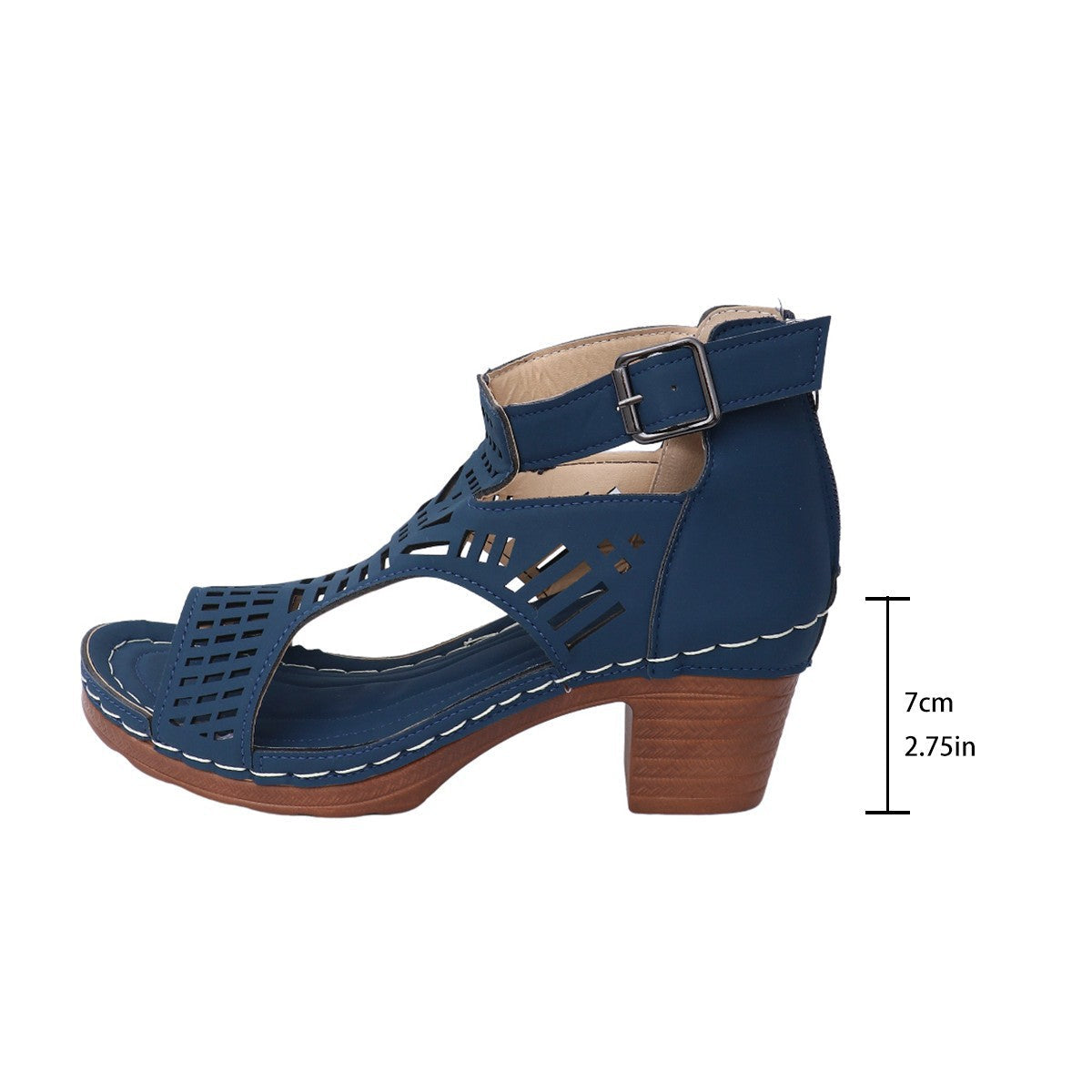 Damen offene Sandalen mit R&Brnem Schnitt und atmungsaktiver Gestaltung R&B