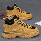 Damen Sportliche High-Top Sneaker mit strukturiertem Obermaterial und dämpfender Sohle R&B