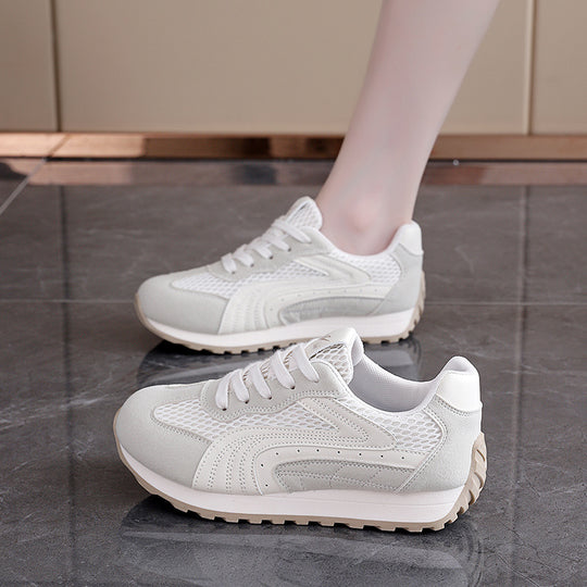 Damen Sportliche Sneakers mit atmungsaktiver Mesh-Oberfläche und dämpfender Sohle R&B