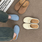 Damen bequeme Slipper aus atmungsaktivem Textilmaterial R&B