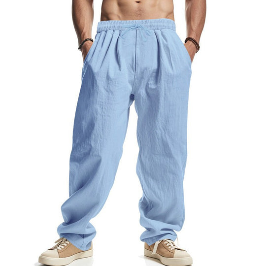 Herren Luftige Freizeithose mit elastischem Bund und Taschen R&B