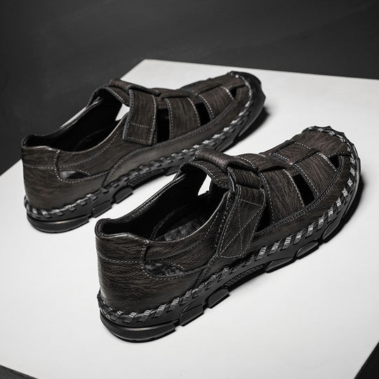 Damen Bequeme Sandalen mit verstellbarem Riemen und rutschfester Sohle R&B