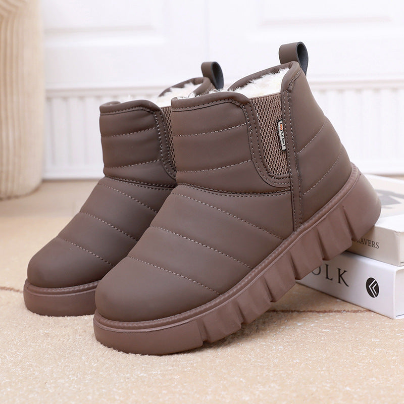 Damen Warme und gepolsterte Winterstiefel R&B