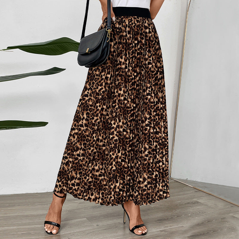 Damen Maxirock mit Leopardenmuster R&B