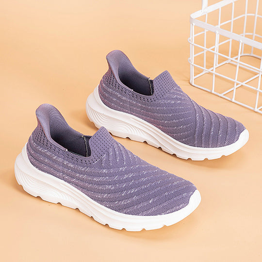 Damen Sportliche Slip-On Sneakers mit Flex outsole und atmungsaktivem Obermaterial R&B