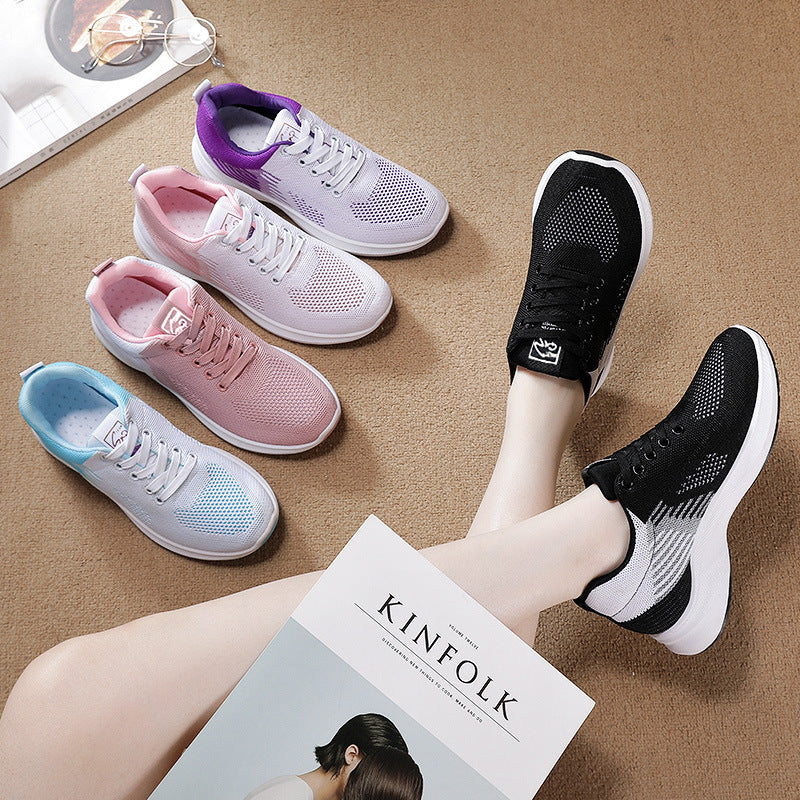 Damen Leichte und atmungsaktive Laufschuhe mit innovativem Strickdesign R&B