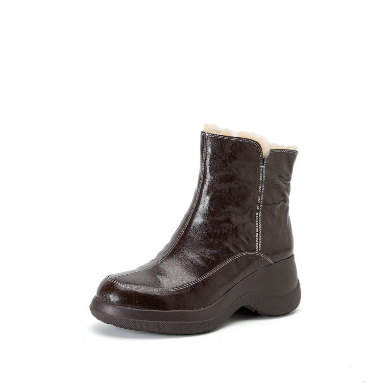 Damen isolierte Winterstiefel mit hohem Komfort und rutschfester Sohle R&B