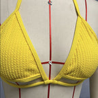 Damen Triangel-Bikini mit modischem Wickelrock R&B