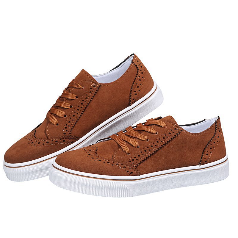 Damen Elegante Sneakers mit modischem Brogue-Design R&B