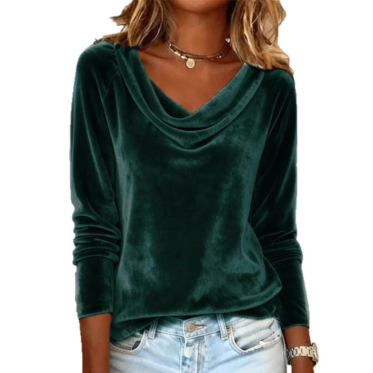 Damen elegante Viskose Bluse R&B