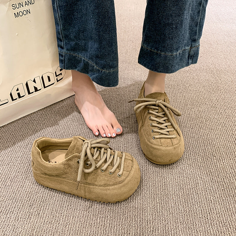 Damen Komfortable Sneaker aus weichem Wildleder R&B