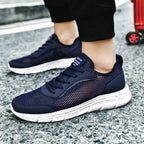 Damen Leichte Mesh-Sneaker mit dämpfender Sohle und atmungsaktiver Konstruktion