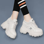 Damen Chunky Sneaker mit überdimensionaler Sohle und komfortablem Innenfutter R&B