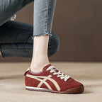 Damen Sportliche Sneaker aus hochwertigem Veloursleder mit sicherem Halt und bequemer Dämpfung R&B