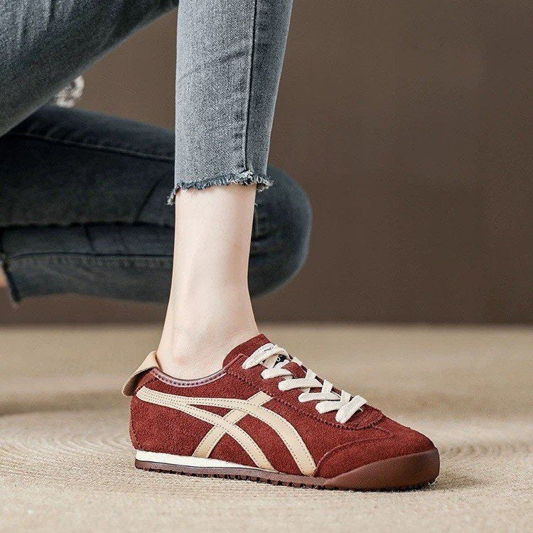 Damen Sportliche Sneaker aus hochwertigem Veloursleder mit sicherem Halt und bequemer Dämpfung R&B